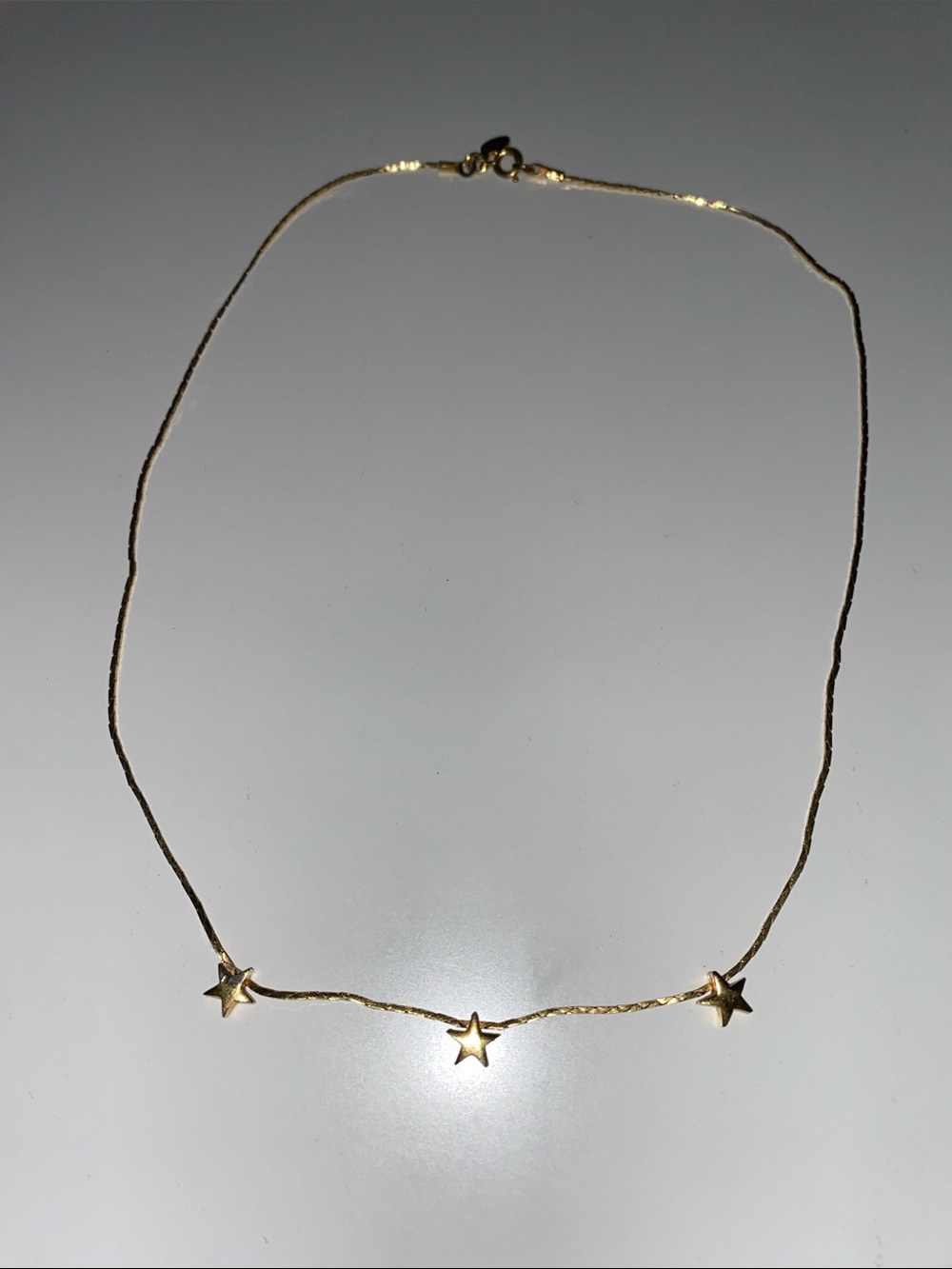 Avon Delicate Gold Star Necklace